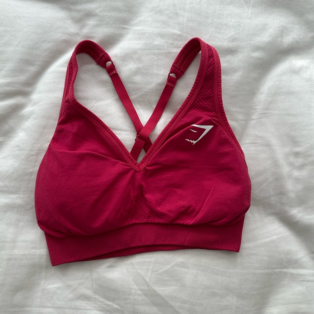 Gymshark Raspberry Sports Bra